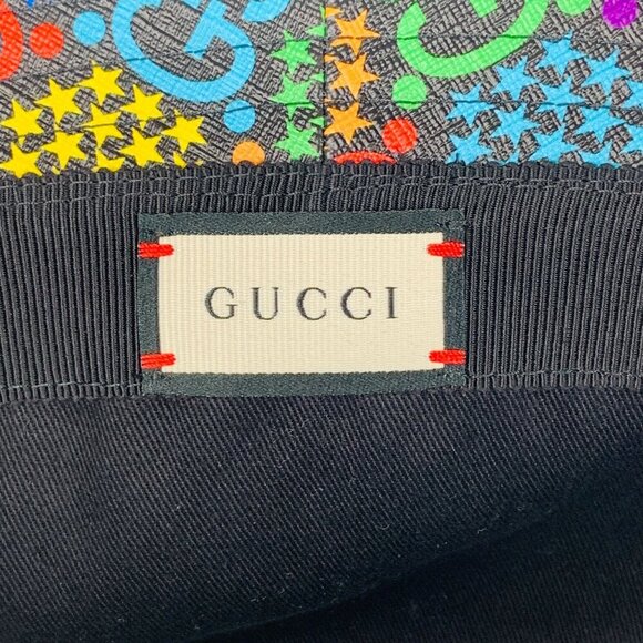 NWT Gucci GG Psychedelic fedora hat size M(58cm) - Picture 10 of 15
